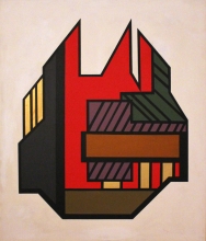Guy Vandenbranden - untitled, gouache on canvas, 1993